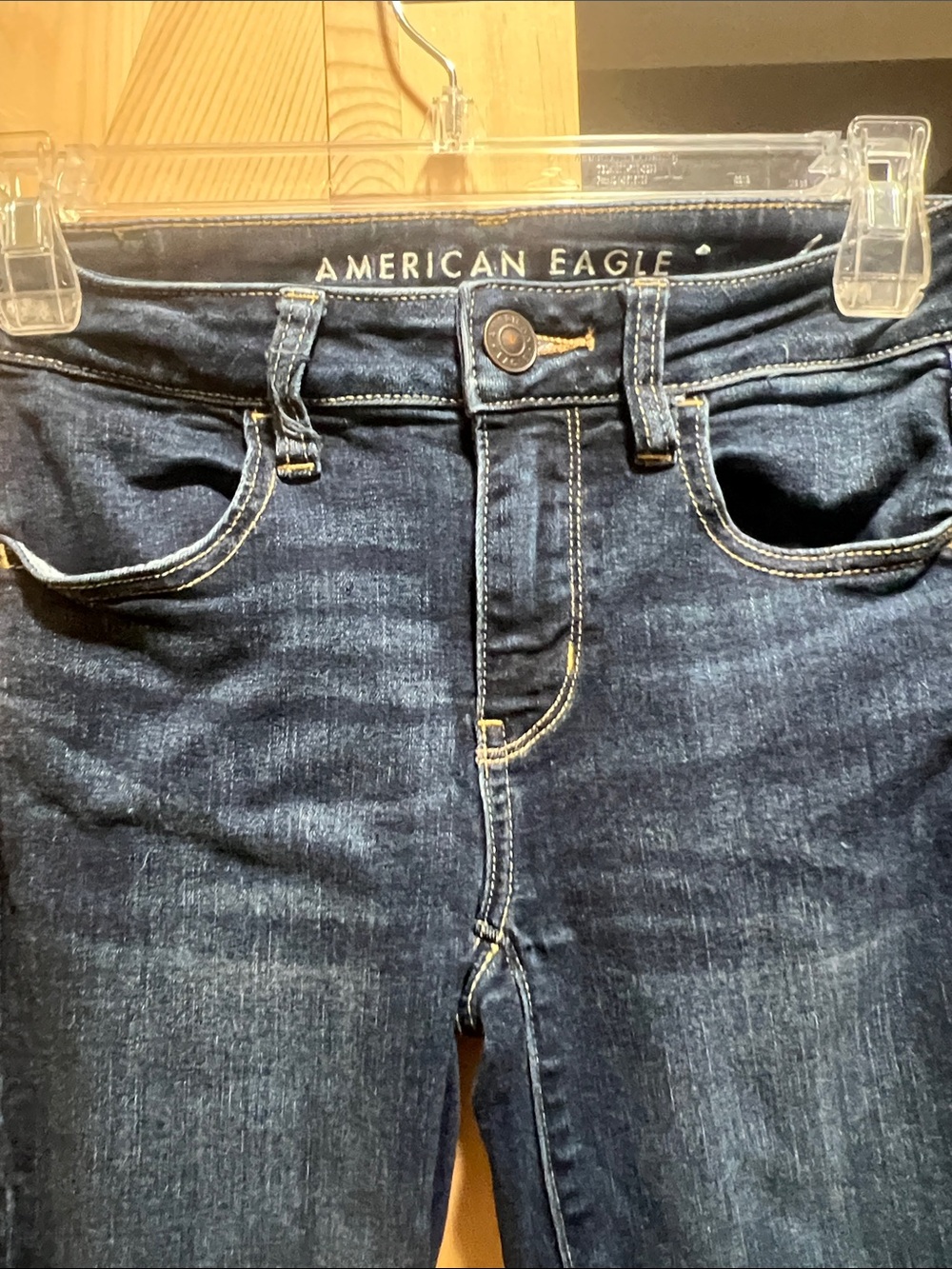 American Eagle Outfitters Dark Indigo jeggings size 2 short